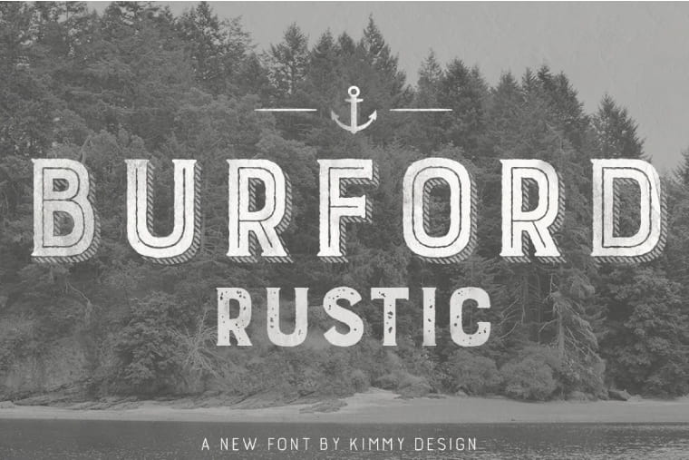 Burford Rustic font