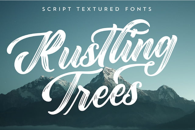 Rustling Trees font