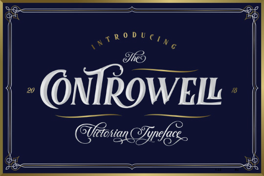 Controwell Victorian Typeface