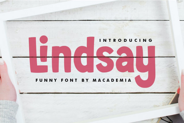 Lindsay font