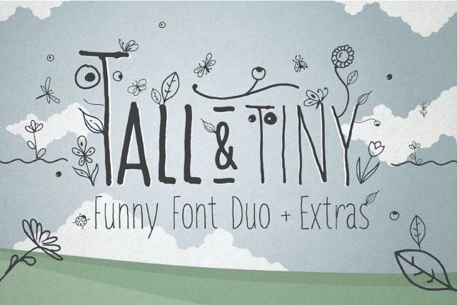 Tall & Tiny Font Duo