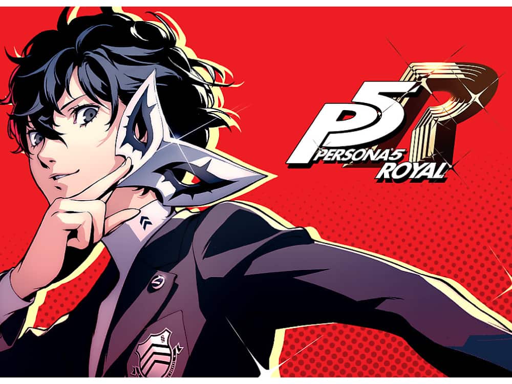 persona 5 text font cover
