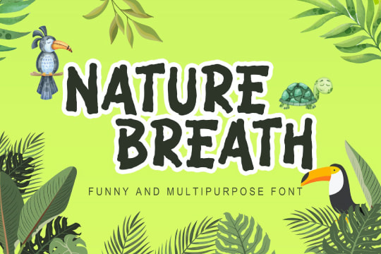 Nature Breath font