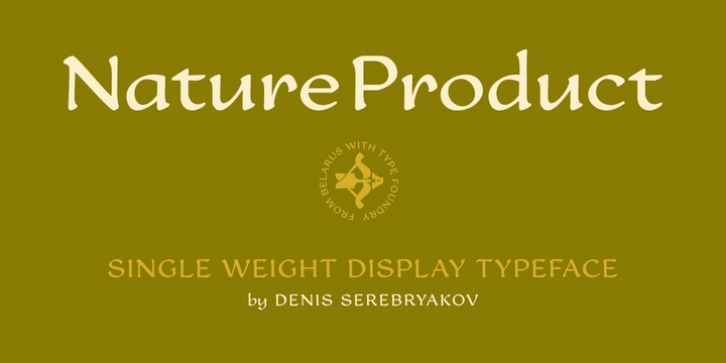 Nature Product font