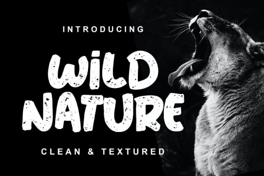 Wild Nature font