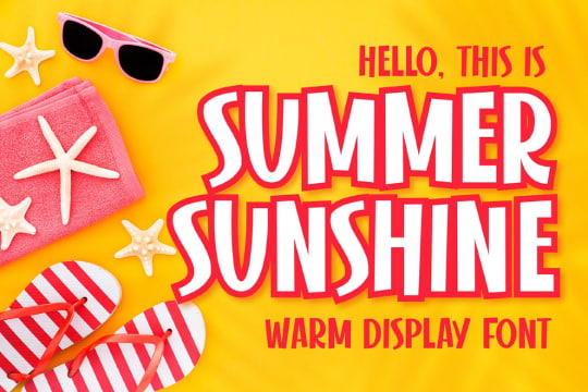 Summer Sunshine font