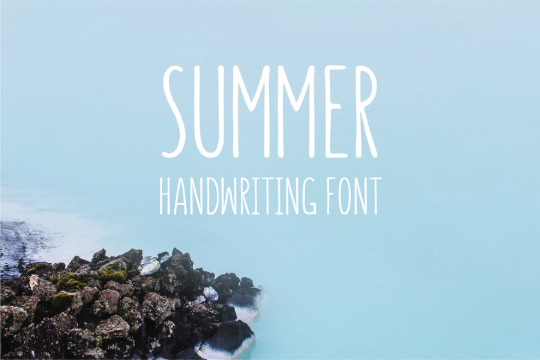Summer font