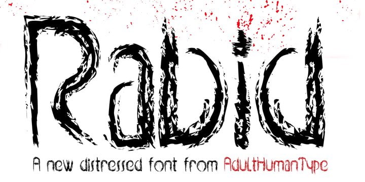 Rabid font