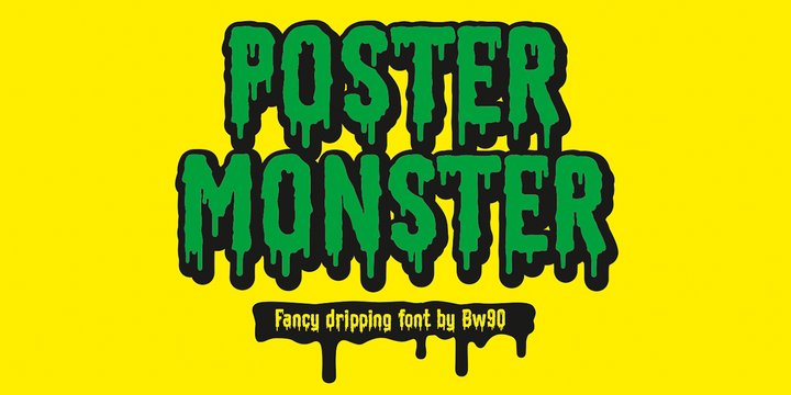 Poster Monster font
