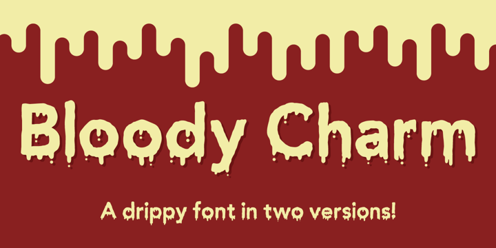 Bloody Charm font