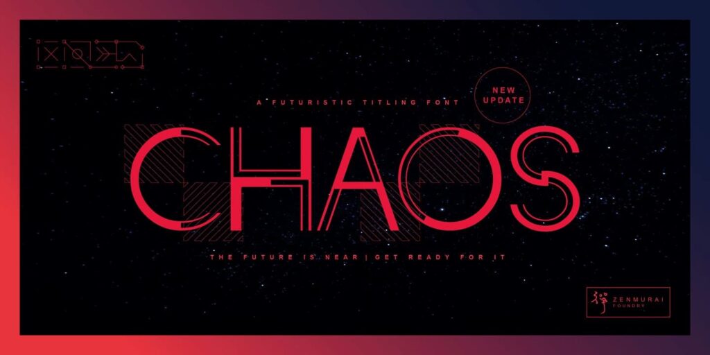 Chaos font