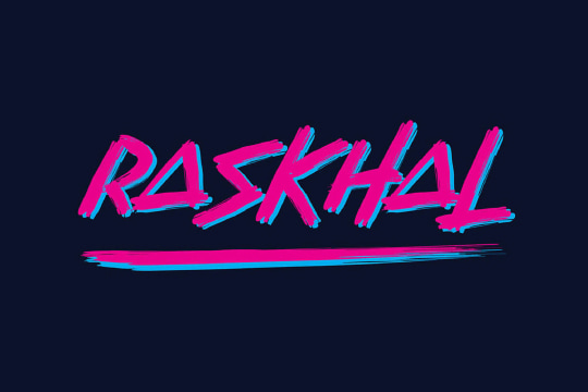 Raskhal - Brush Font
