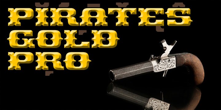 Pirates Gold Pro font