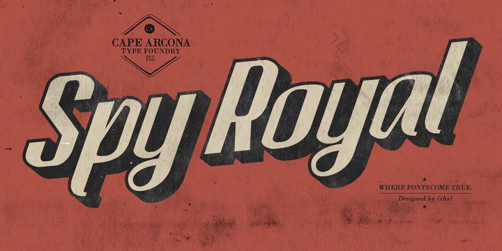 CA Spy Royal font