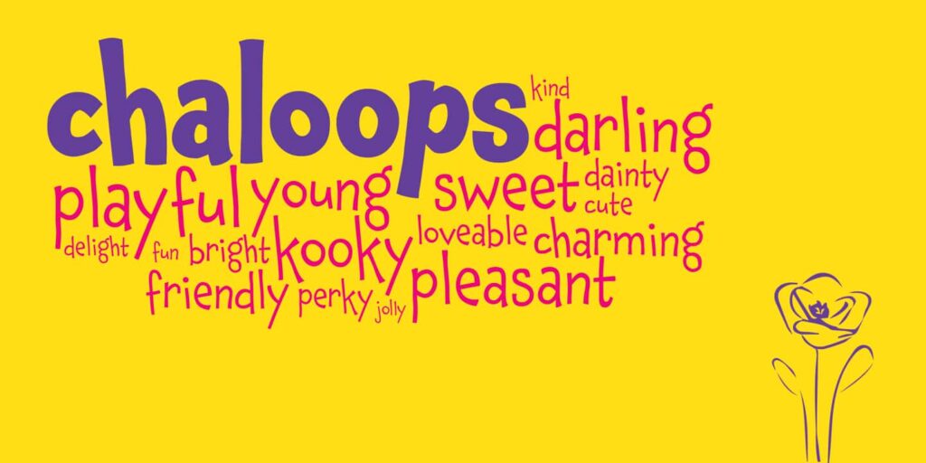 Chaloops font