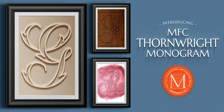 MFC Thornwright Monogram font