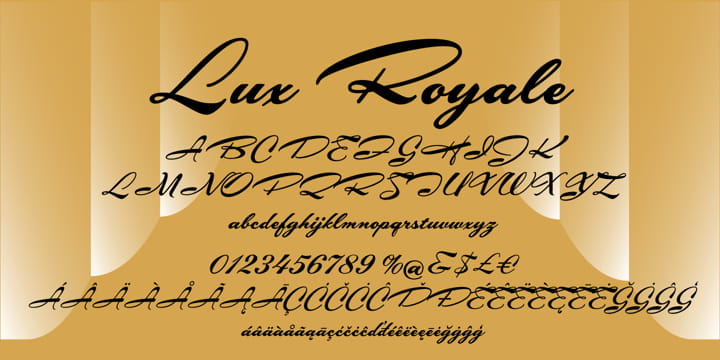 Lux Royale JF font