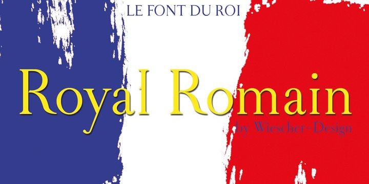 Royal Romain font