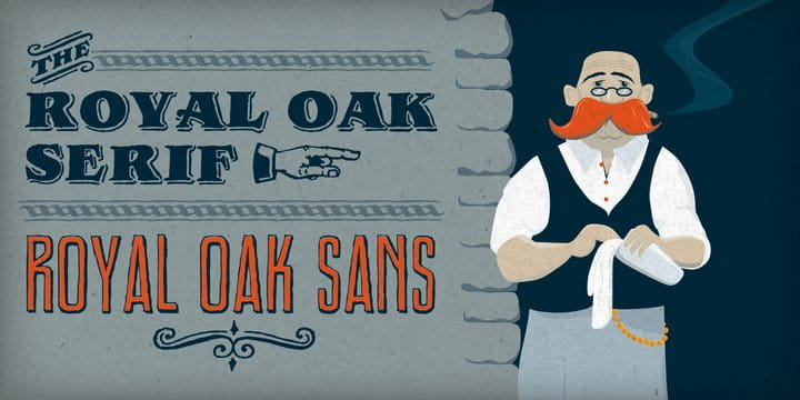 Royal Oak Serif font