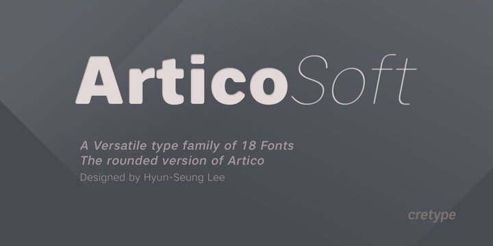 Artico Soft font