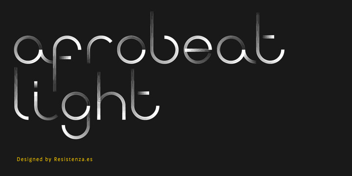 Afrobeat Light font