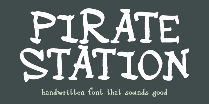 Pirate Station font