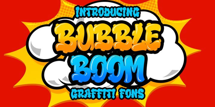 Bubble Boom font