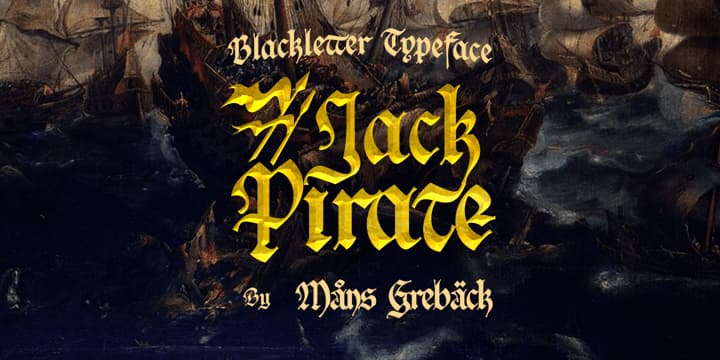 Jack Pirate font