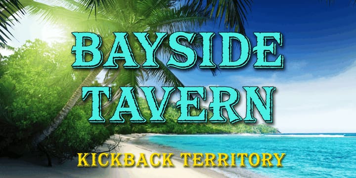 Bayside Tavern font