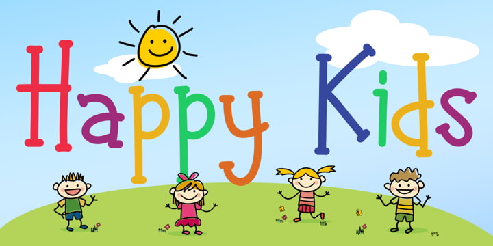Happy Kids font