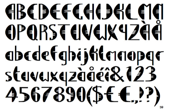 African Shield font