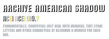 Archive American Shadow font