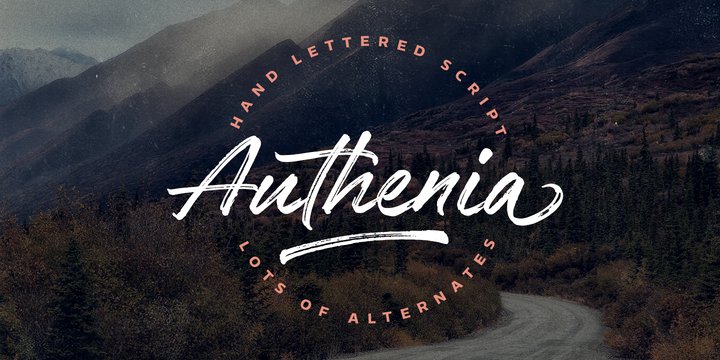 Authenia font
