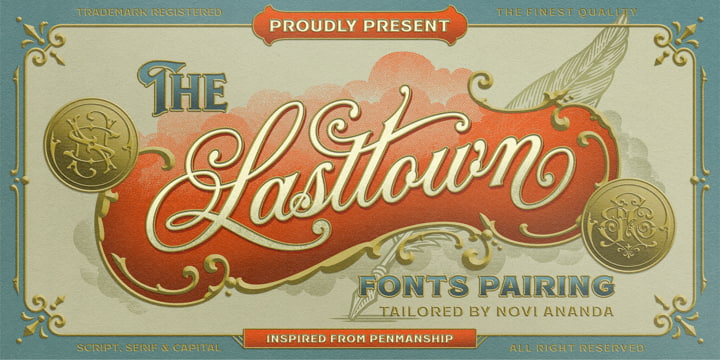 NS Lasttown font