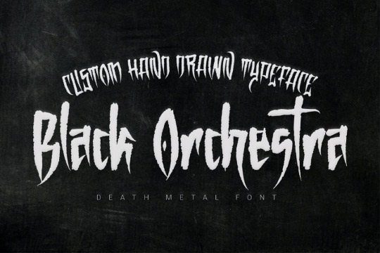 Black Orchestra font