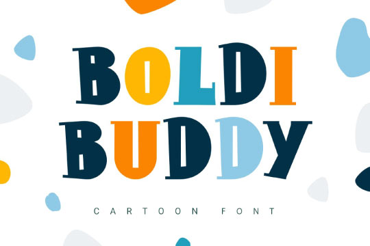 Boldi Buddy cartoon font