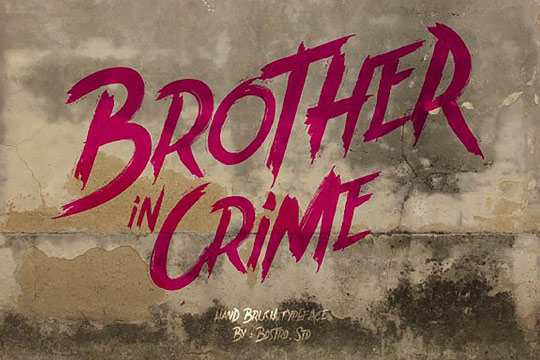 Brother In Crime font