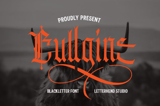 Bullgine Blackletter  font