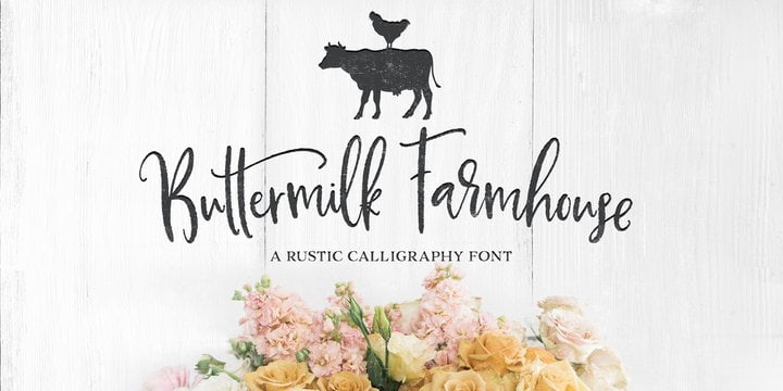 Buttermilk Farmhouse font