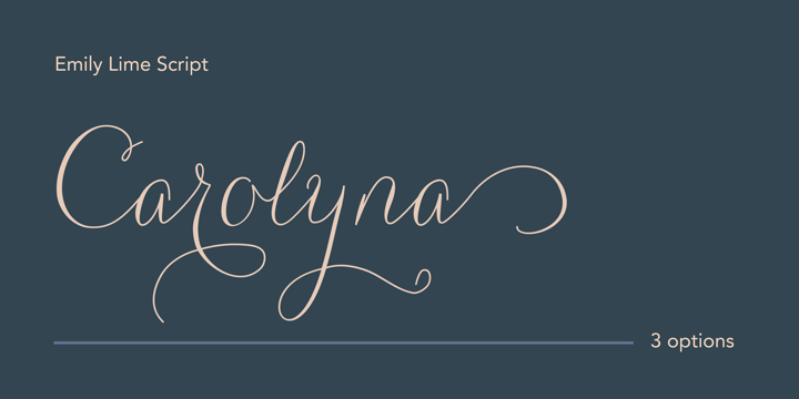 Carolyna font