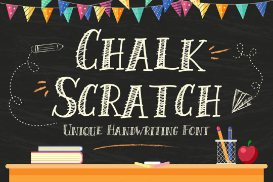 Chalk Scratch Font