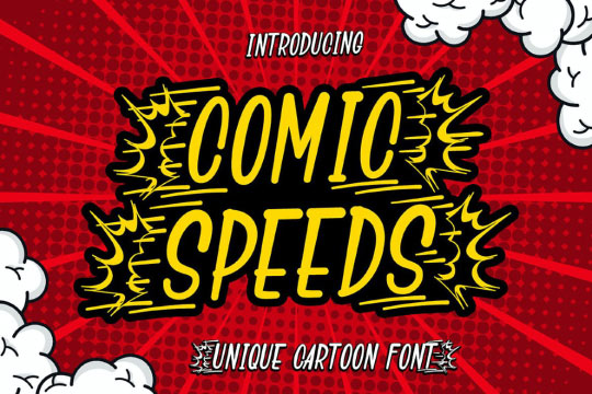 Comic Speeds font