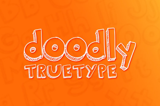 Doodly TrueType font