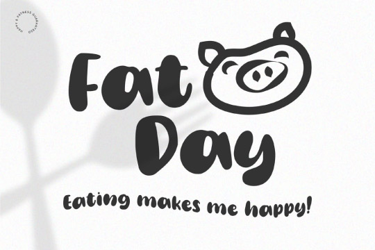 Fat Day font