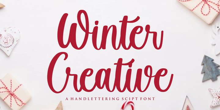 Winter Creative font
