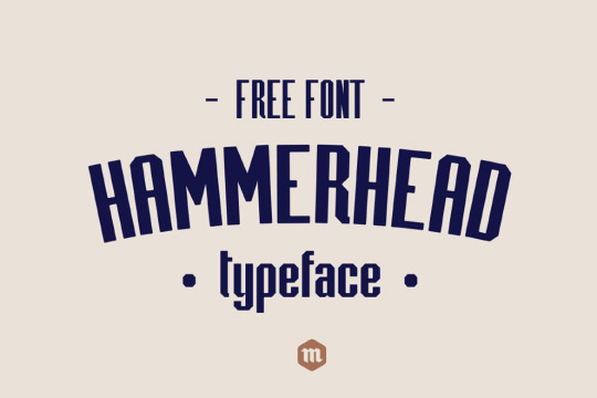 Hammerhead Typeface Industrial Condensed Font