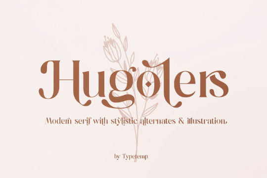 Hugolers Stylish font