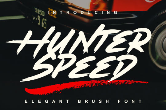 Hunter Speed font