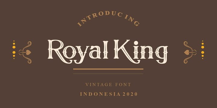 Royal King font