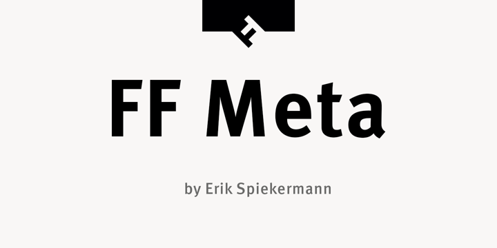 FF Meta font